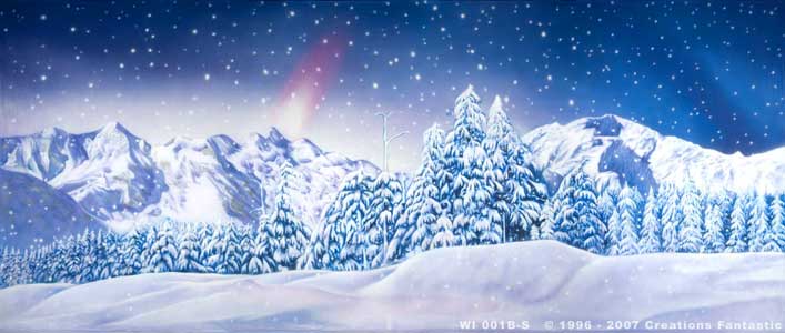 Backdrop Image: WI 001B-S Winter Wonderland 1B