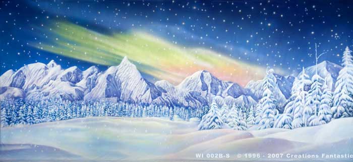 Backdrop Image: WI 002B-S Winter Wonderland 2B