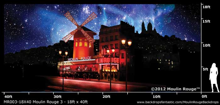 Backdrop MR 003-18X40 Moulin Rouge 3