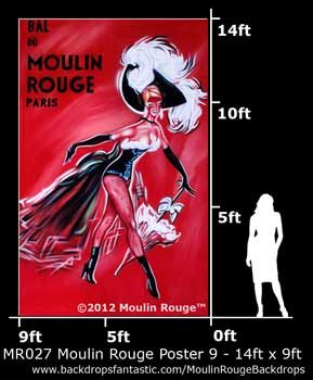 Backdrop MR 027-14X9 Moulin Rouge Poster 9