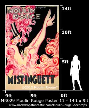 Backdrop MR 029-14X9 Moulin Rouge Poster 11